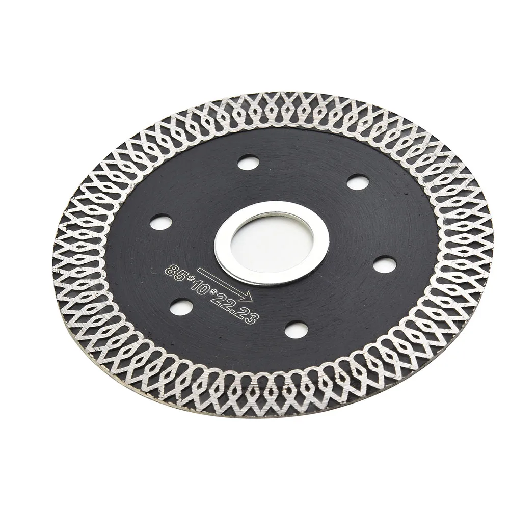 Imagem -04 - Diamond Saw Blade Thinning Ultra Porcelain Disc Porcellanato Tile Cutting Tool Grés Oscilante Ferramenta 85125 mm 22.23 mm