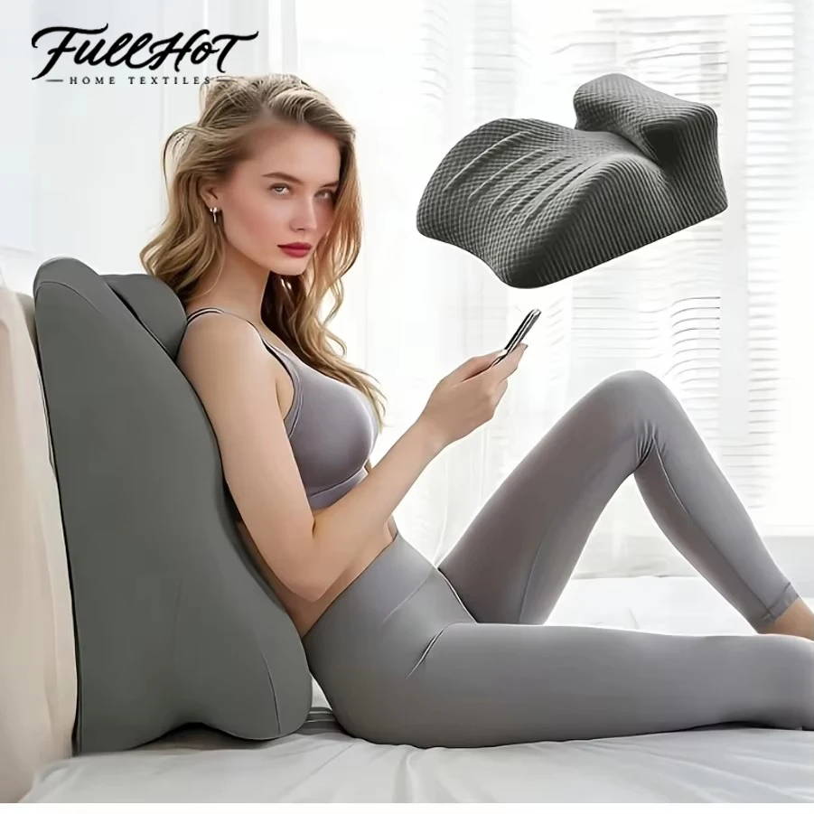 

FULLHOT Optional Slow Rebound Zero Pressure Memory Foam Body Pillow with Breathable Holes, Waist & Neck, 3D Stereoscopic Support
