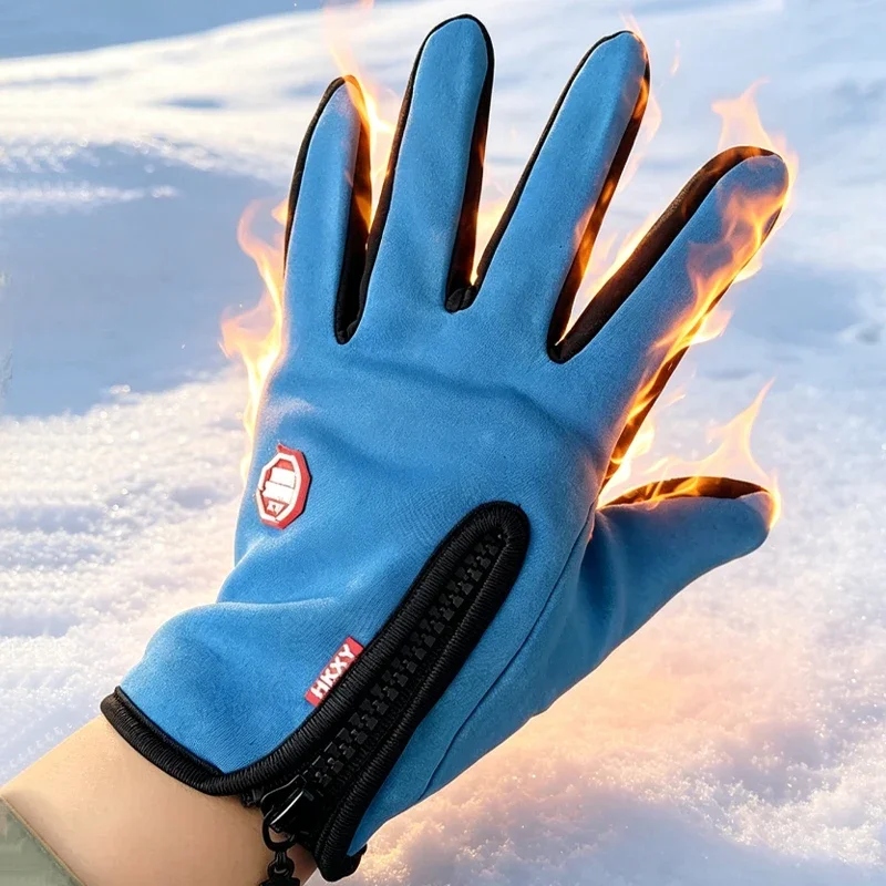 Winter Gloves Men Women Warm Tactical Gloves Touchscreen Waterproof Hiking Skiing Fishing Cycling Snowboard Non-slip Gloves