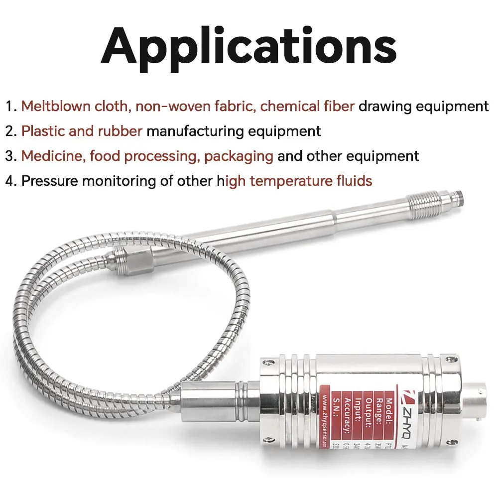 high temperature explosion proof melt pressure sensor designed for melt pressure measurement