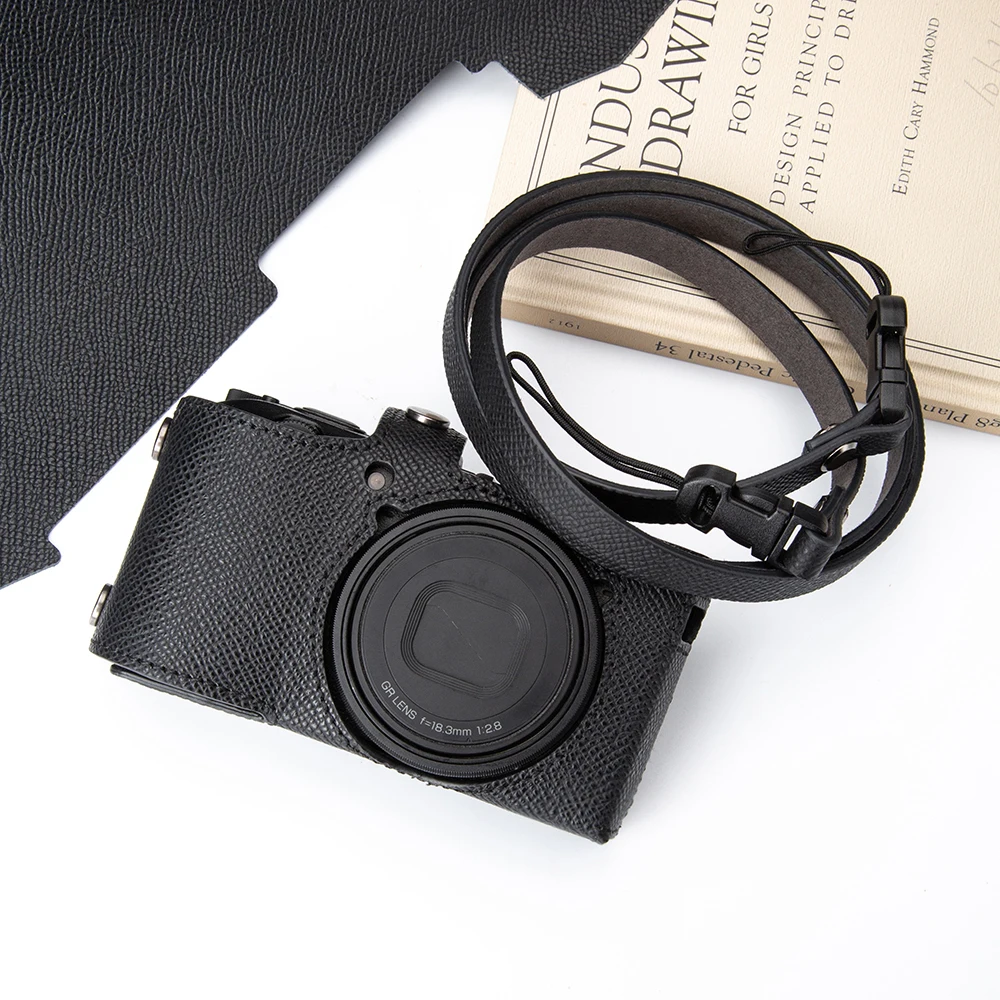 

GRIV GRIII GRIIIX Genuine Leather Full-Wrap Case Cover GR IV Handmade Leather Camera Bag Case Protector for Ricoh GR4 GRIV Case