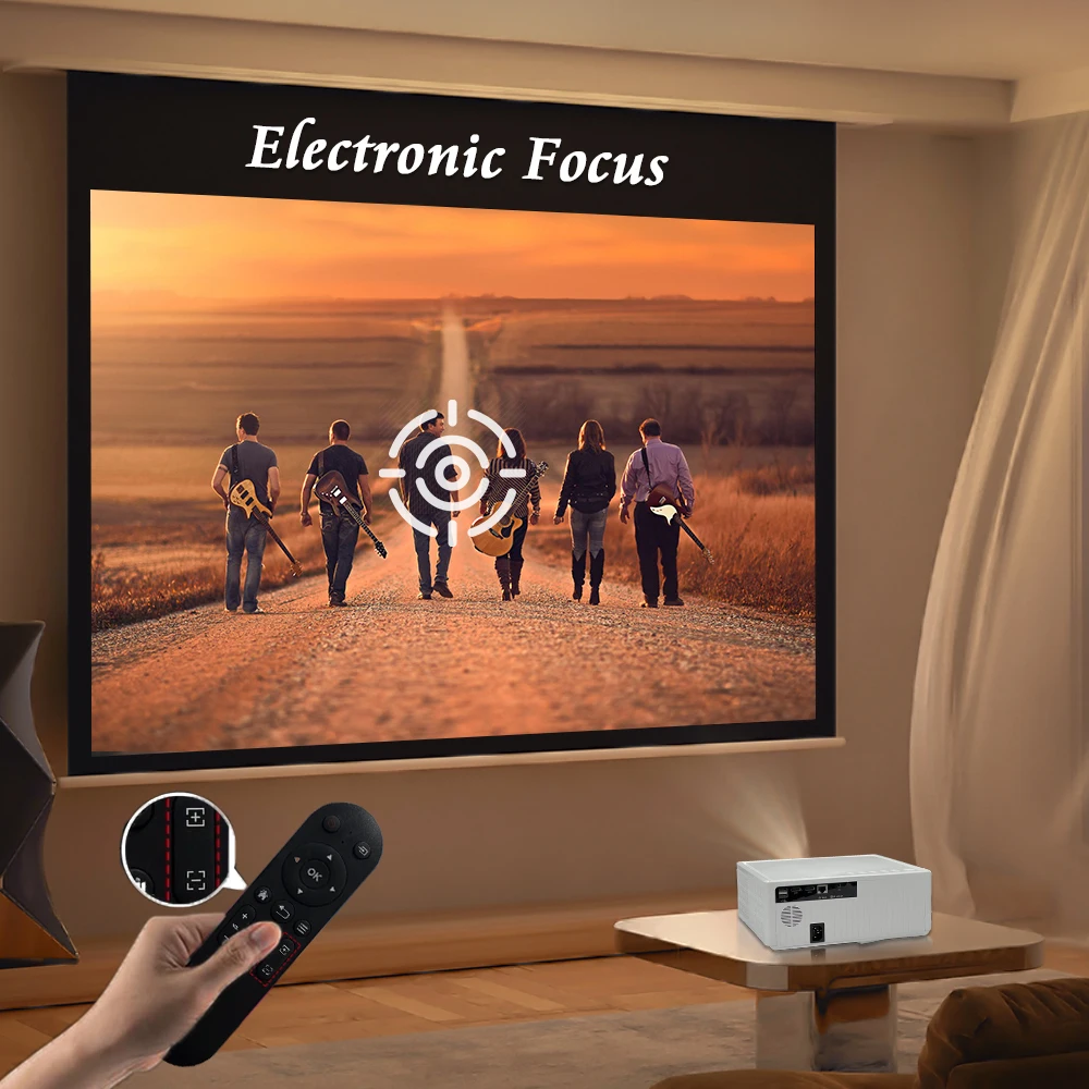 Everycom E700 Pro 2560x1440p 2K proyector 4K Android 12 Smart tv para el hogar proyector de haz LED con 2 + 32G 2,4/5G WIFI cine en casa