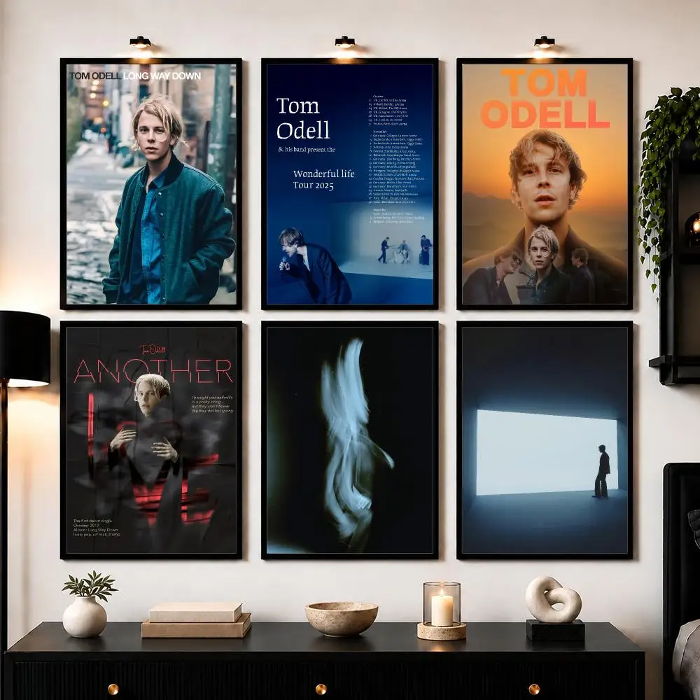 T-Tom Odell A Wonderful Life Poster Wall Art Sticker For Living Room Bedroom Bar Home Decor Mural Painting Decoration