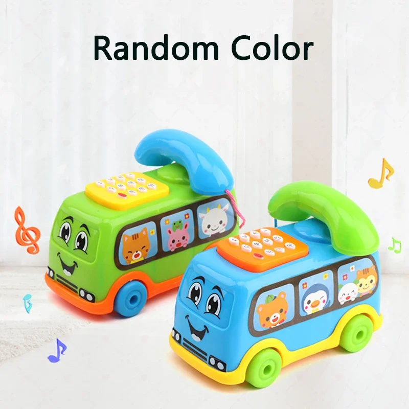 Baby Cartoon Music Car Children\'s Singing Phone Car Toy Educational Early Education Machine Toy Boys Girls Christmas Gift