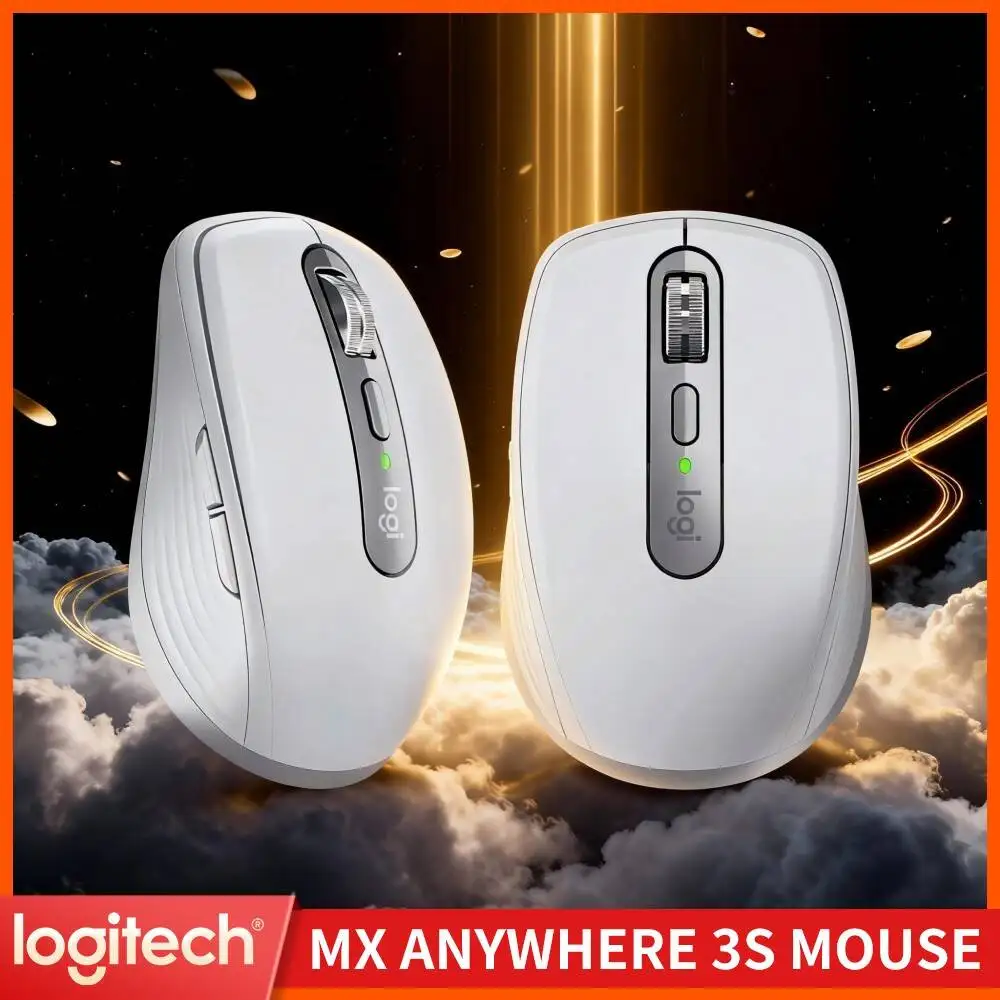 Logitech MX Anywhere 3S Rechargeable Bluetooth Mouse Long Standby for Frequent Travelers