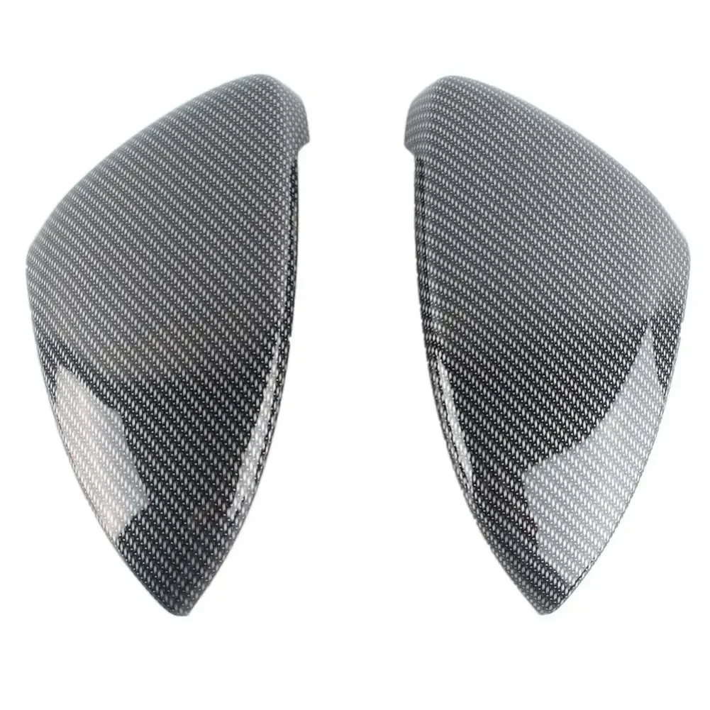 Carbon fiber Printed Rearview Mirror Cover For Volkswagen Golf MK7 2015 2016 2017 2018 ABS Plastic