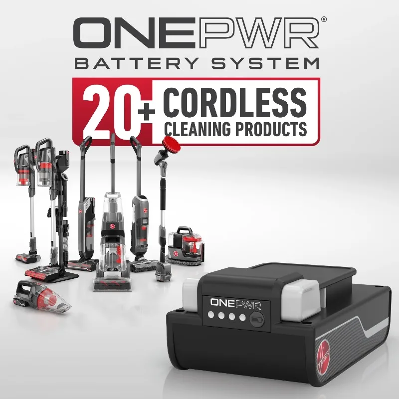 Cordless Stick Hoover ONEPWR Emerge Essentials Vacuum, 45 Minute Run Time, Pet Hair Tangle Guard, 7.3 Pounds, Multi-surface