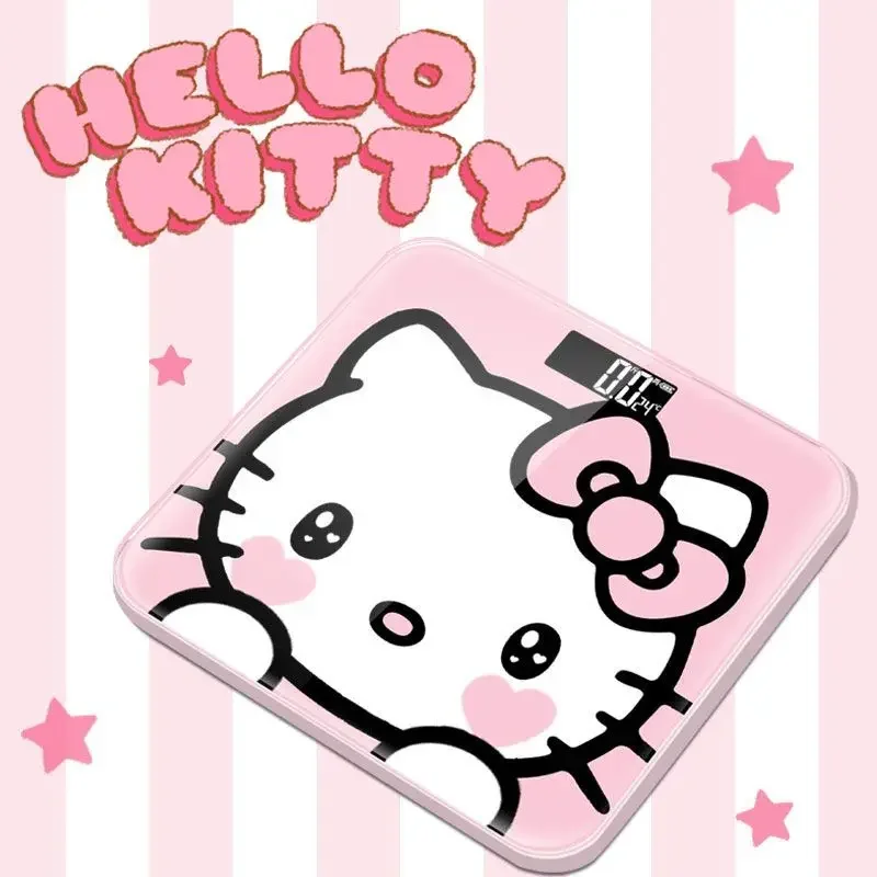 New Sanrio Hello Kitty Accurate, Durable and Cute Rechargeable Female Student Dormitory Home Electronic Scale Body Weight Scale