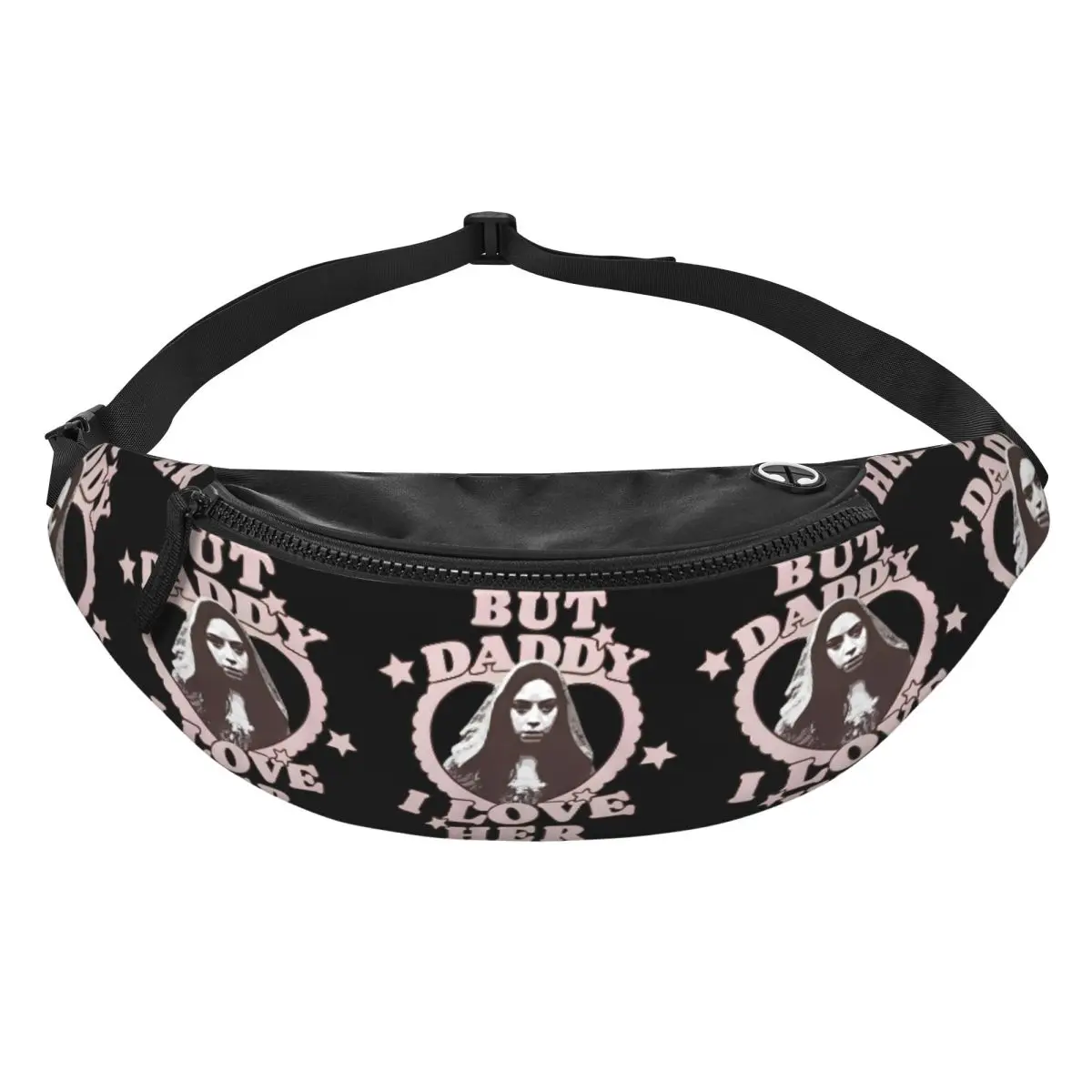 

But Daddy I Love Her Aubrey Plaza Is Rio Vidal Fanny Pack Men Women Crossbody Adjustable Waist Bag Travel Running Phone Pouch