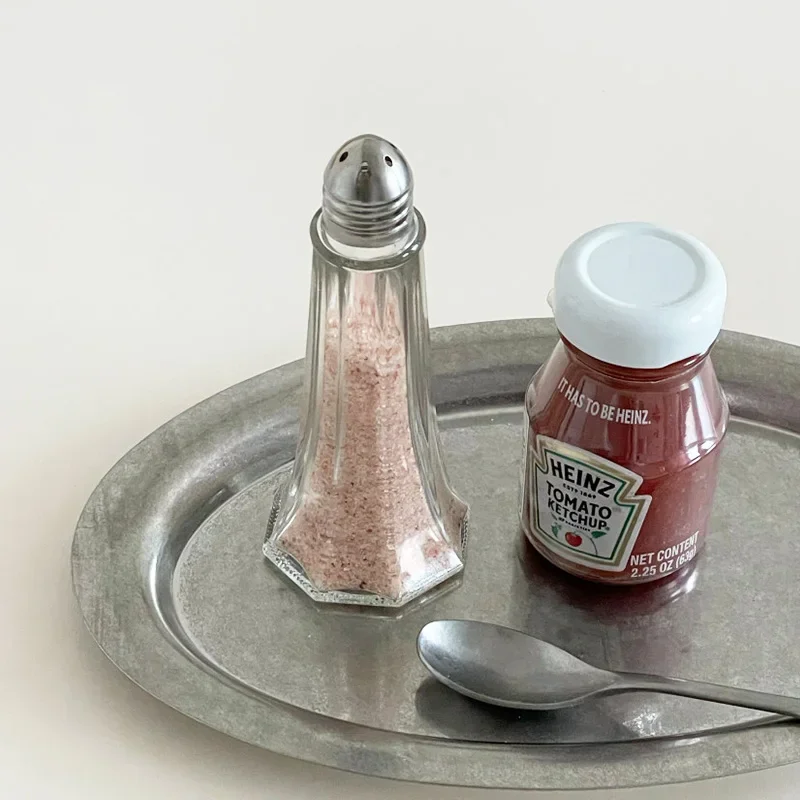 Kleine Gewürzflasche aus Glas, Pfefferflasche, Gewürzflaschen, Gewürzflaschen, Salzglas, Gewürzbehälter, Aufbewahrungsorganisator für die Küche