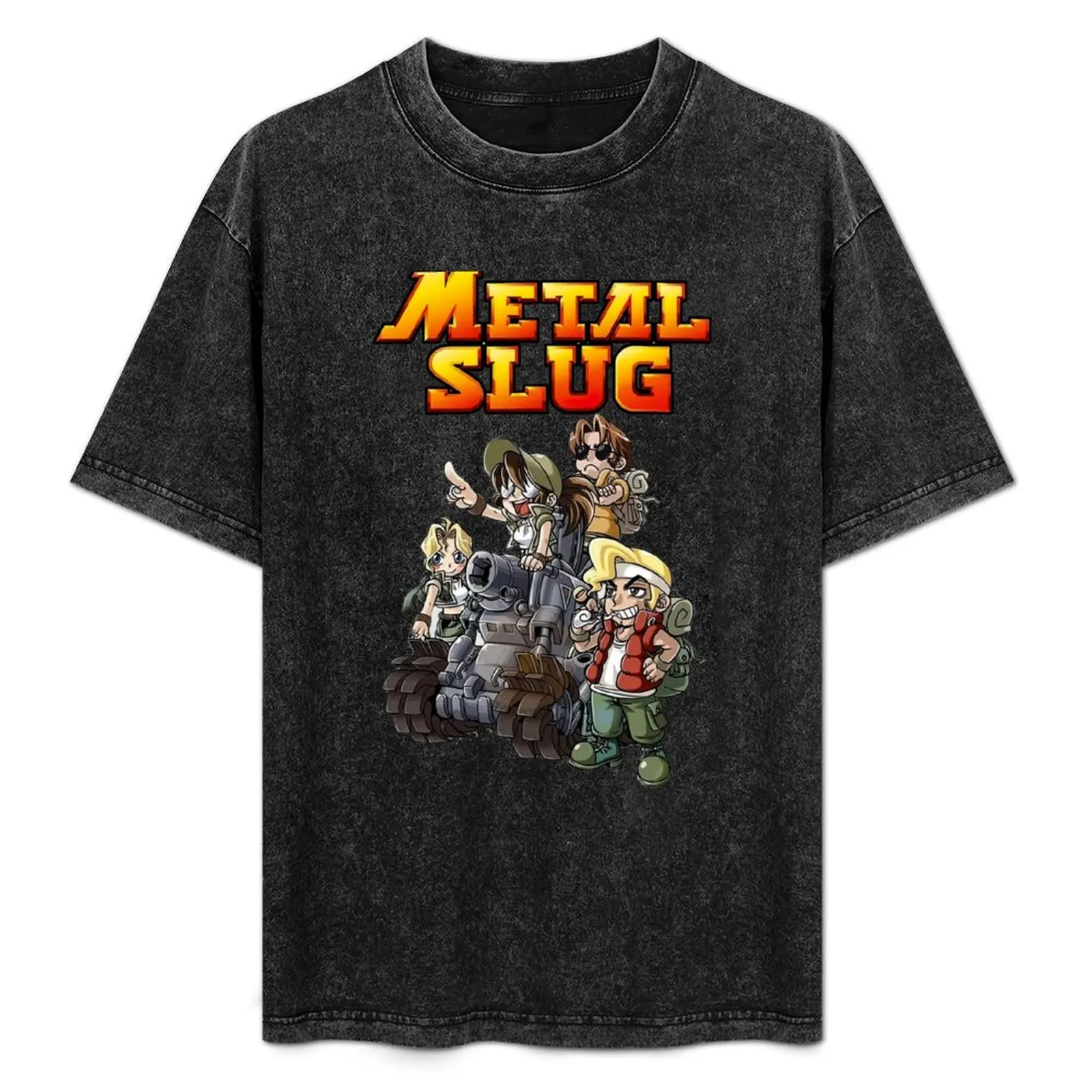 Metal slug videogames T-Shirt oversized graphic tee anime t shirts summer top vintage t shirt men