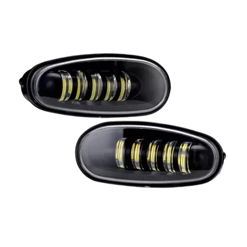 

AB98-2PCS Автомобильные светодиодные противотуманные фары DRL с 5 линзами для Daewoo Lanos Sens