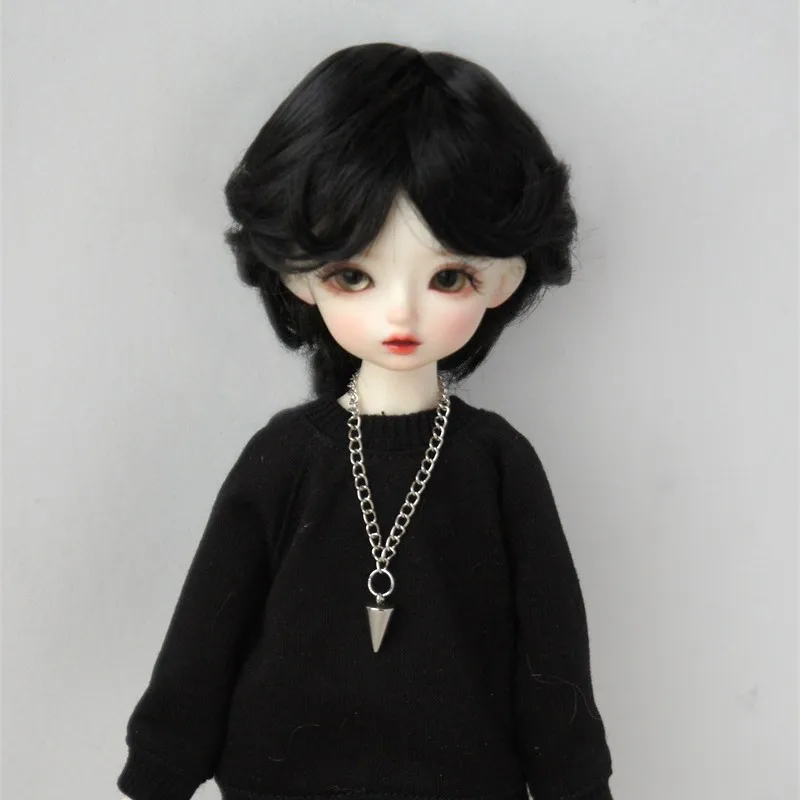 Doll Wigs  JD075 1/6 6-7inch 16-18cm  Boyish Cupid  Curls Synthetic Mohair  YOSD BJD Doll wigs