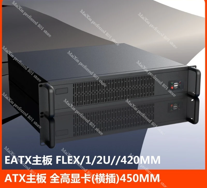 

2U EATX Industrial Chassis 19-Inch Rack Full - Height GPU Redundant Power Supply Server Case