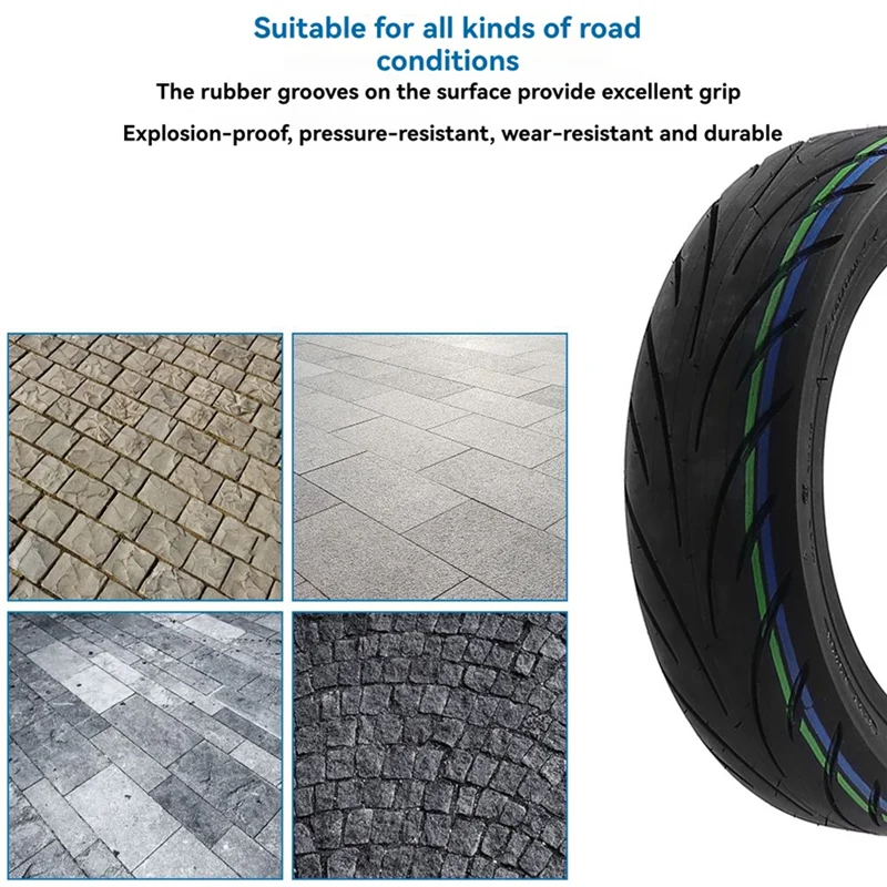 

For Ninebot P65 P100 Kickscoater 10 Inch Electric Scooter Wheel Rubber Tyre Tubeless CST 10.5X2.5 Vacuum Tyre-T34C