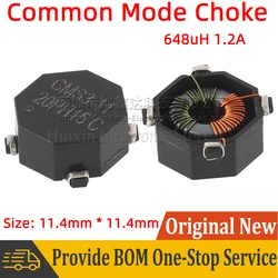 2pcs CMS3-11 SMT SMD Common Mode Choke Coil Inductor Inductance 648uH 1.2A Switching Power Supply Signal Line Filter CMS3-11-R