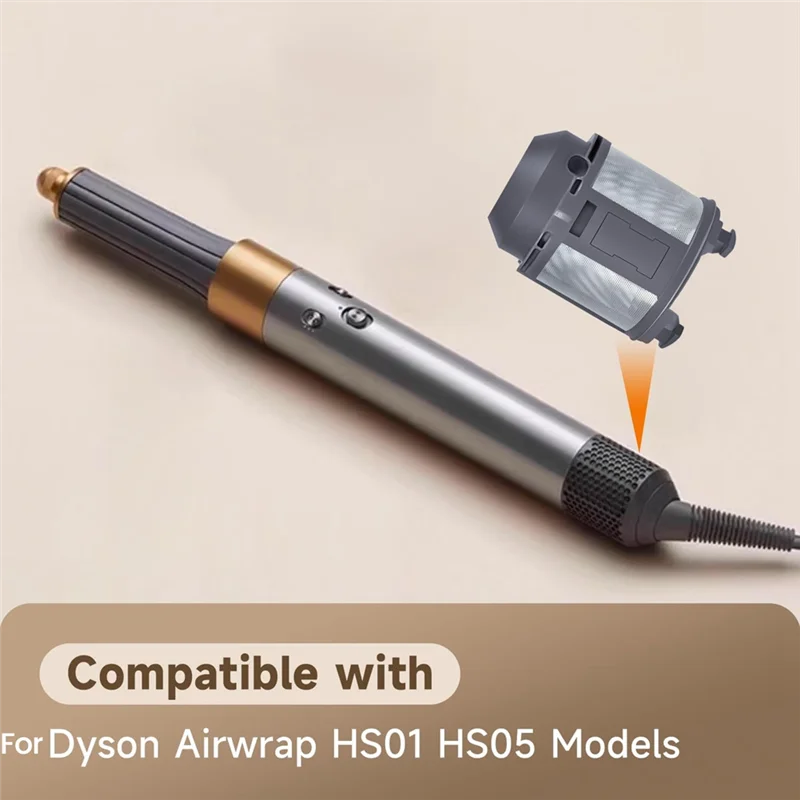 ABUD-غطاء مرشح داخلي مرشح شبكي مضاد للغبار ومضاد للانسداد لنماذج دايسون Airwrap HS01 HS05