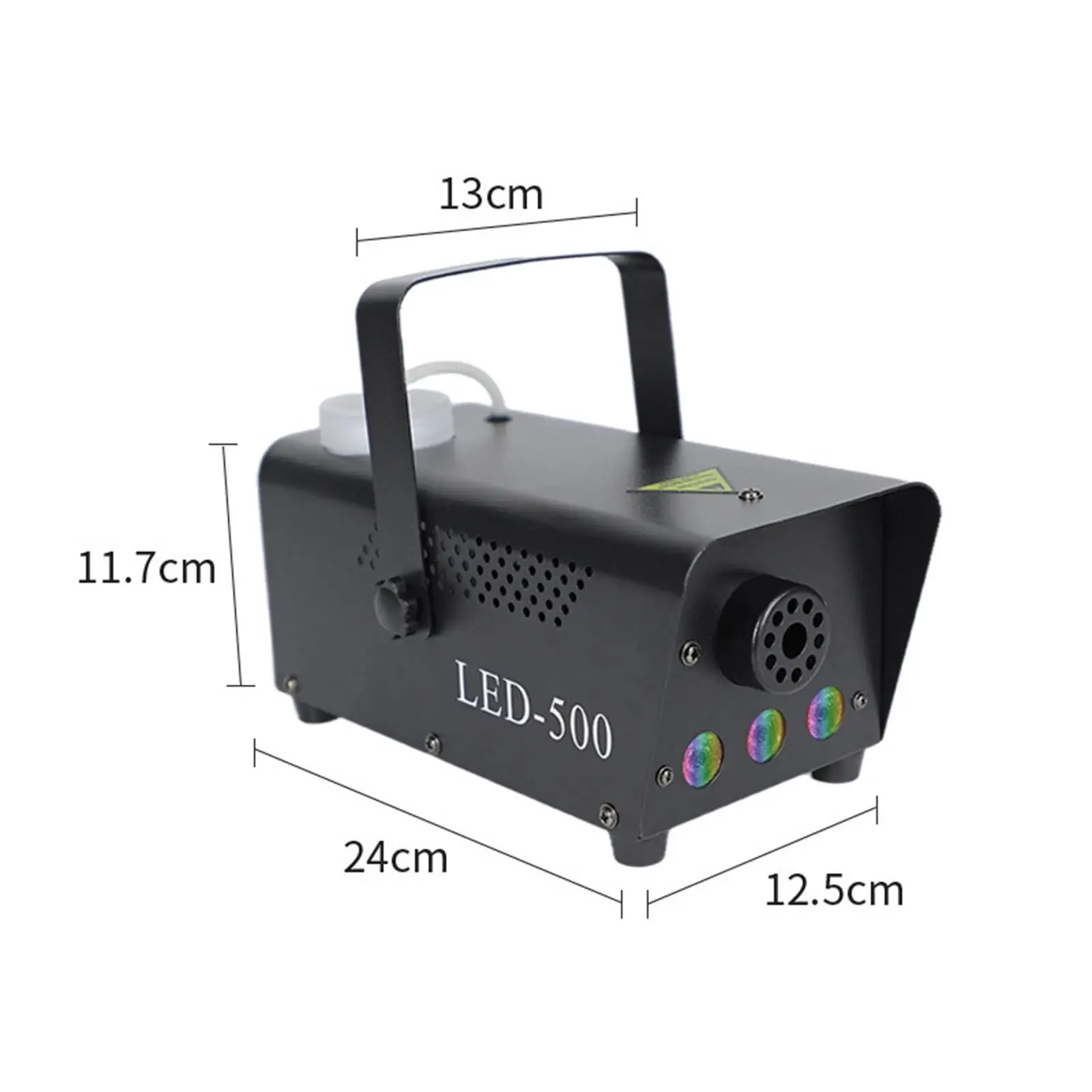 Macchina per nebbia da esterno con 7 luci a LED Fogger per decorazioni KTV per feste