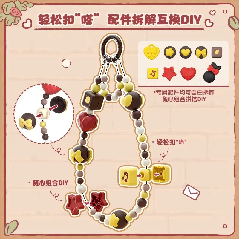 New Blokees Blind Box Sanrio Dodo Retro Little Bear Meets Big Eared Dog Series Mystery Box Cute Mobile Phone Chain Girl Gifts view 3