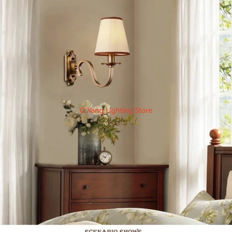 Luxury Classic LED Wall Lamp Living Dining Room Bedroom Hanging Light Home Decor Special Rustic Suspension Luminaire
