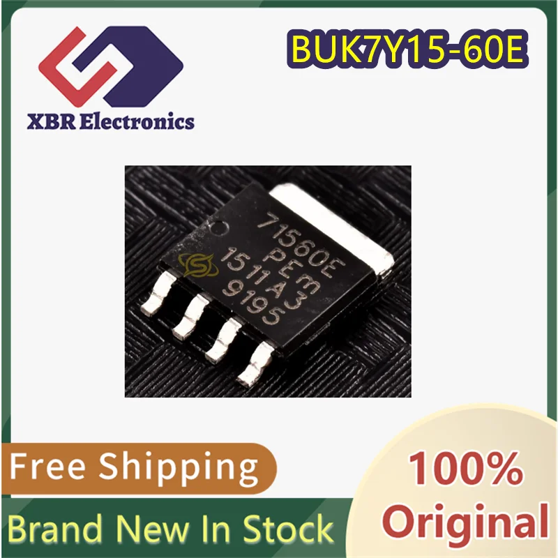 

(10/50 pieces) BUK7Y15-60E 71560E SOT669 Package MOSFET Integrated Circuit IC Brand New Genuine Original Free Shipping In Stock