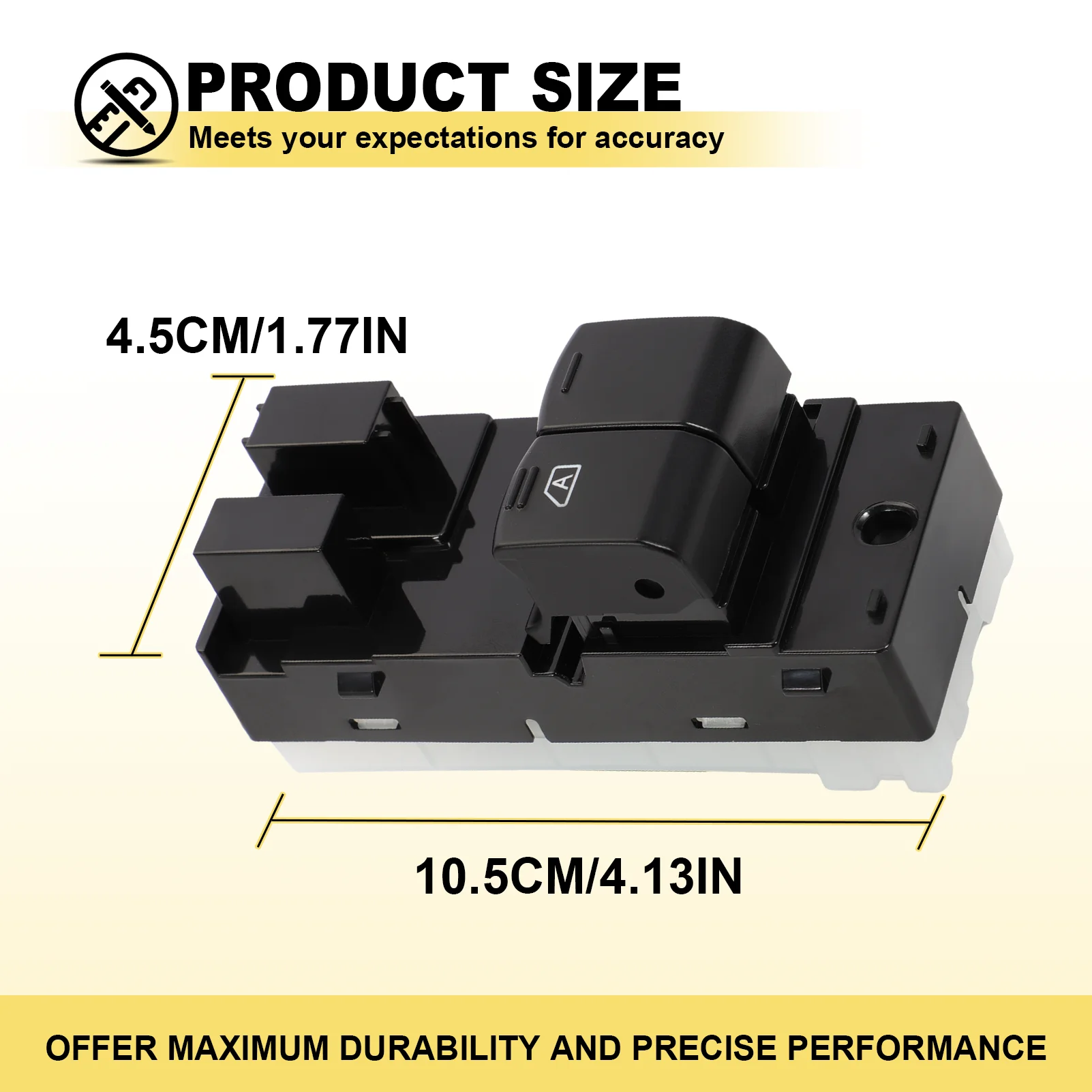 

25411-1VX0A 25401-JX30A Power Window Switch Front Left For Nissan NV200 1.6L L4 2009-2015