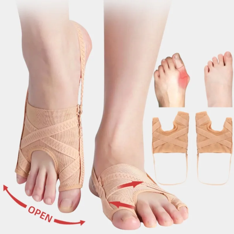 1/2 قطعة قابل للتعديل أروح الورم مصحح الإبهام مستقيم فاصل أصابع القدم تقويم العظام قدم العظام الضابط أدوات العناية بالقدم #1