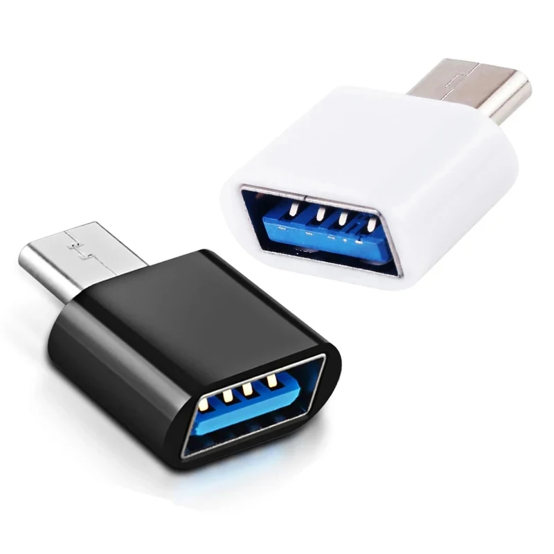 1-5pcs USB 3.0 To Type C OTG Charger Adapter Connector Type-C Male To USB2.0 Female Adapt Converter For PC MacBook Laptop Xiaomi
