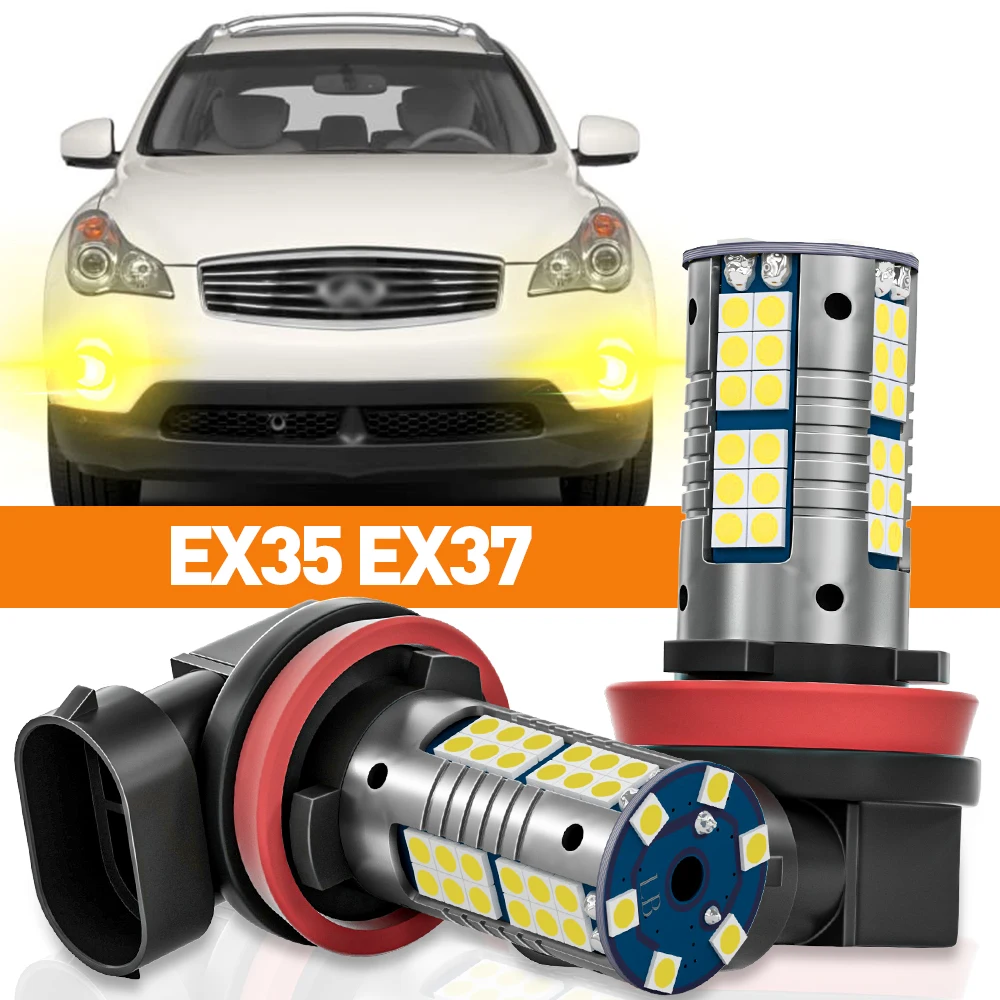 

2 шт. светодиодные противотуманные фары для Infiniti EX35 EX37 2008 2009 2010 2011 2012 2013 2014 аксессуары лампа Canbus