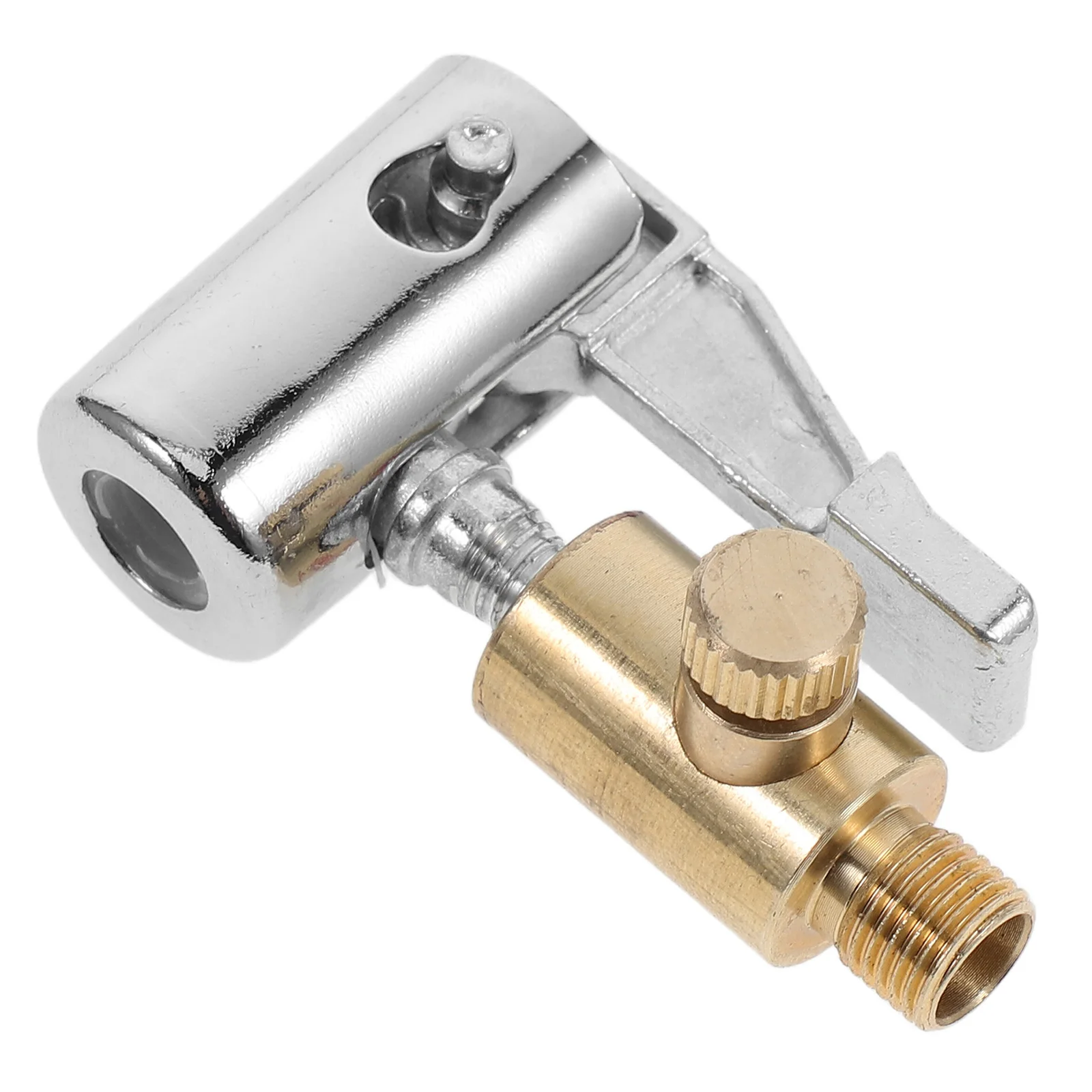 Portable Selflocking Air Pump Connector Quick Inflate Deflate Tire Inflator Nozzle Bicycle Hose Adapter Compressor Accessories