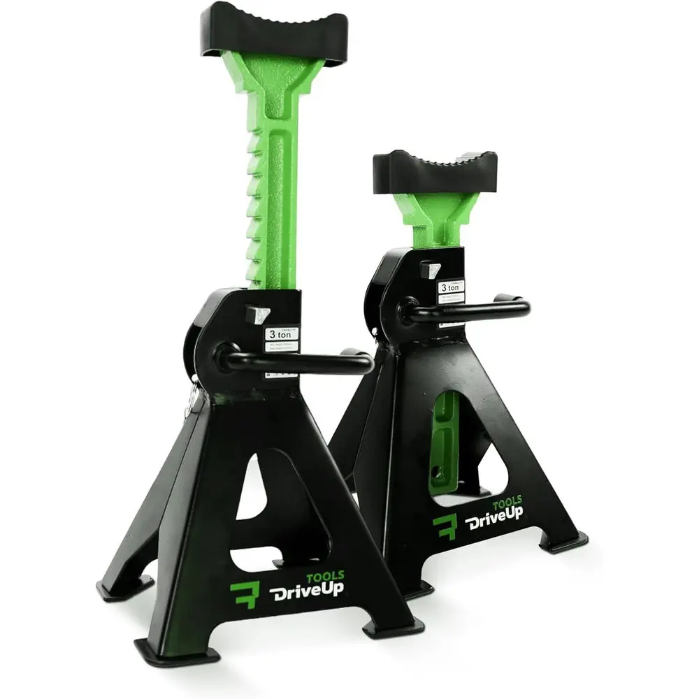 

Adjustable Floor Jackstands Pack of 2, Extended Lifting Height 11.6-17 inches, Automotive Lift, Car Stands 3 Ton (6,600lbs)