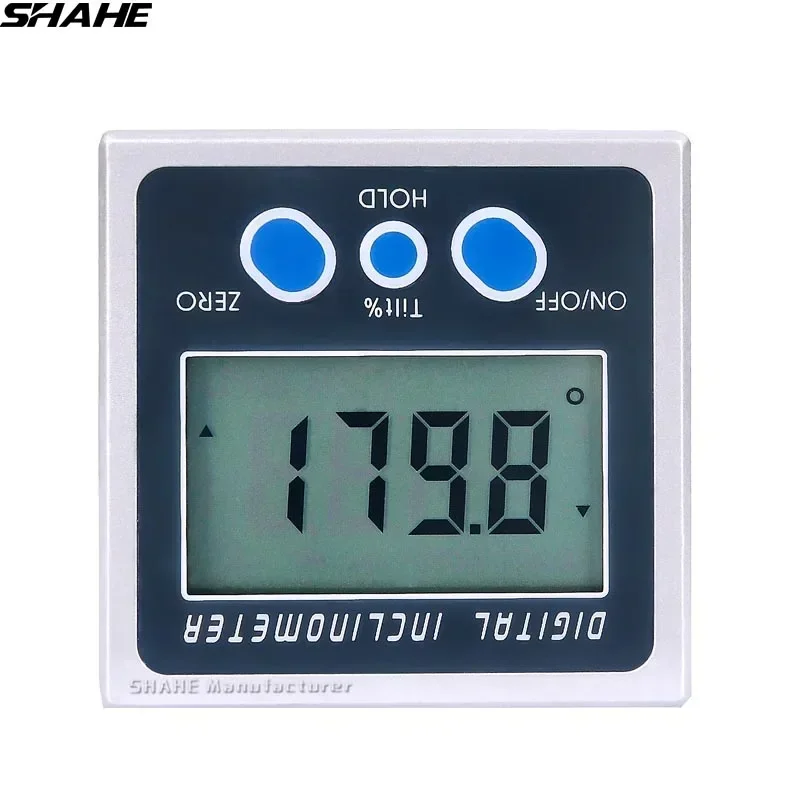 2*180 Degree Precision Electronic Protractor Digital Level Angle Finder Meter Inclinometros With 3 Built-in Magnets Base