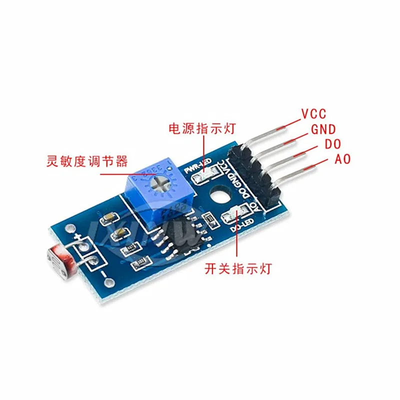 Photoresistor sensor, brightness photoelectric module, light detection sensor