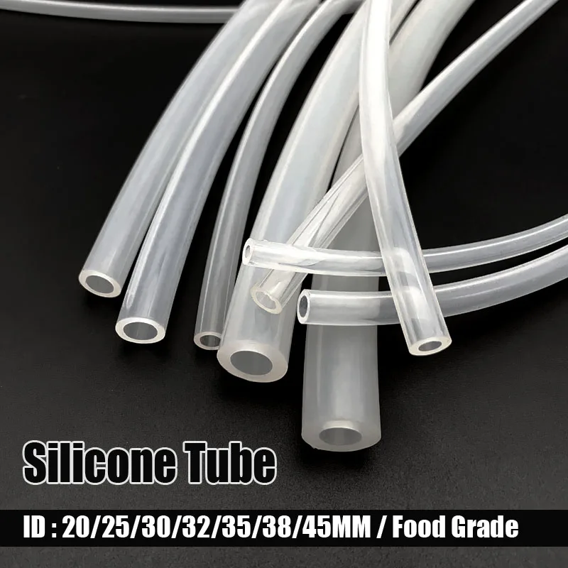 

ID 20 25 30 32 35 38 4 Пищевая силиконовая трубка 5 мм Прозрачный гибкий шланг для напитков Высокая/низкая термостойкость Нетоксичный/безвкусный