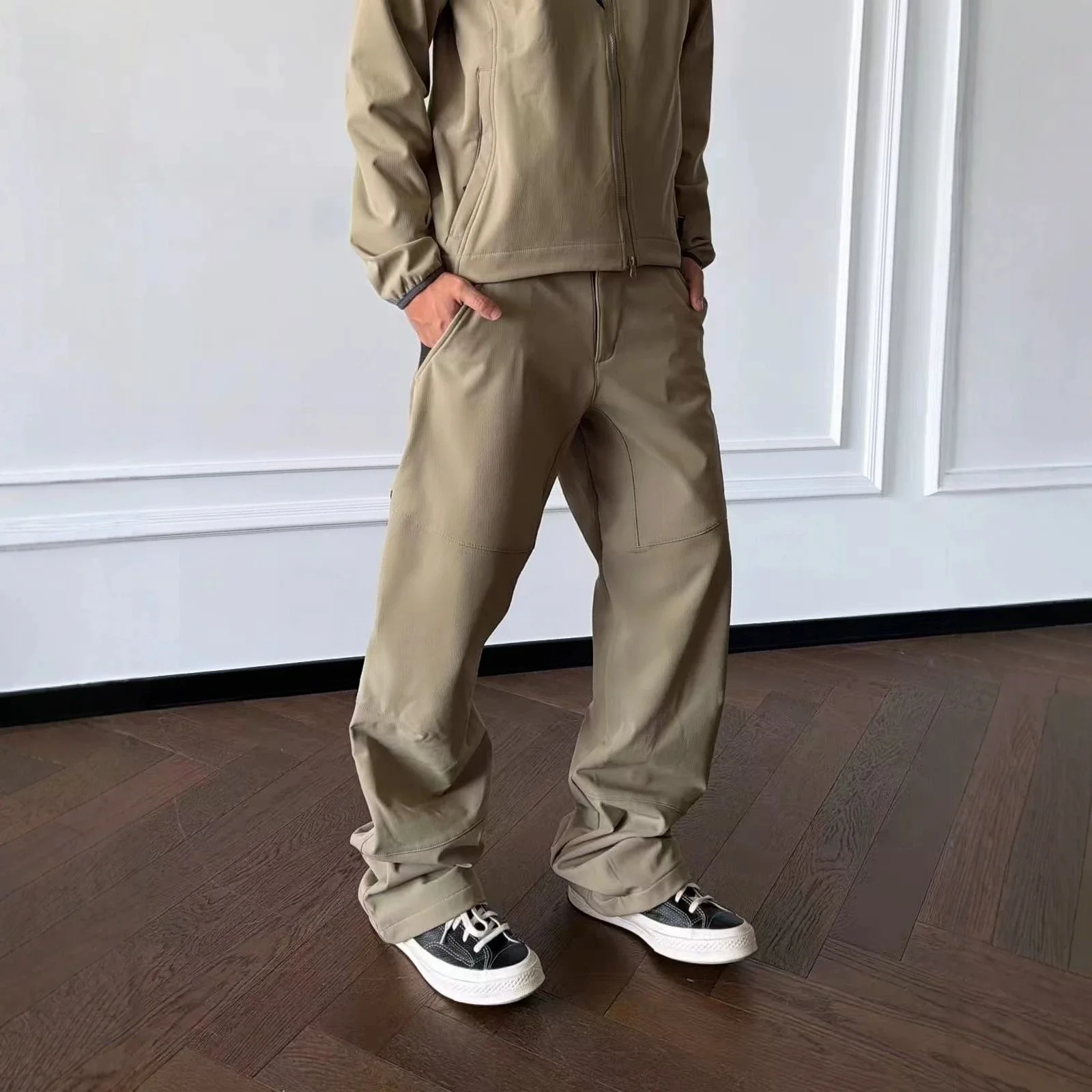 American Style Functional Wind Lightweight Trousers 3D Saint Vintage Outwear Keep Warm Stereo Cutting Brand Casual Pants for Man