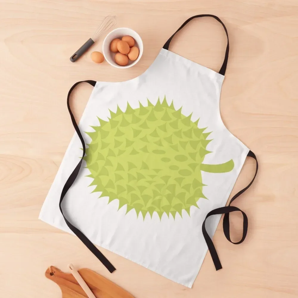 Simple Durian tropical fruit South East Asia Apron Barista Chef Uniform For Men kitchen and home kitchen clothes for men Apron