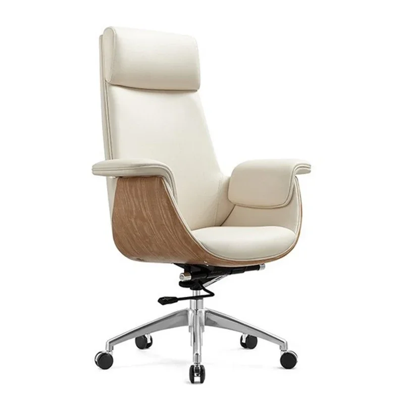 

Office Chair Modern High Back Leather Office Chair Furniture Office Executive Leather Meeting Room Swivel Chair
