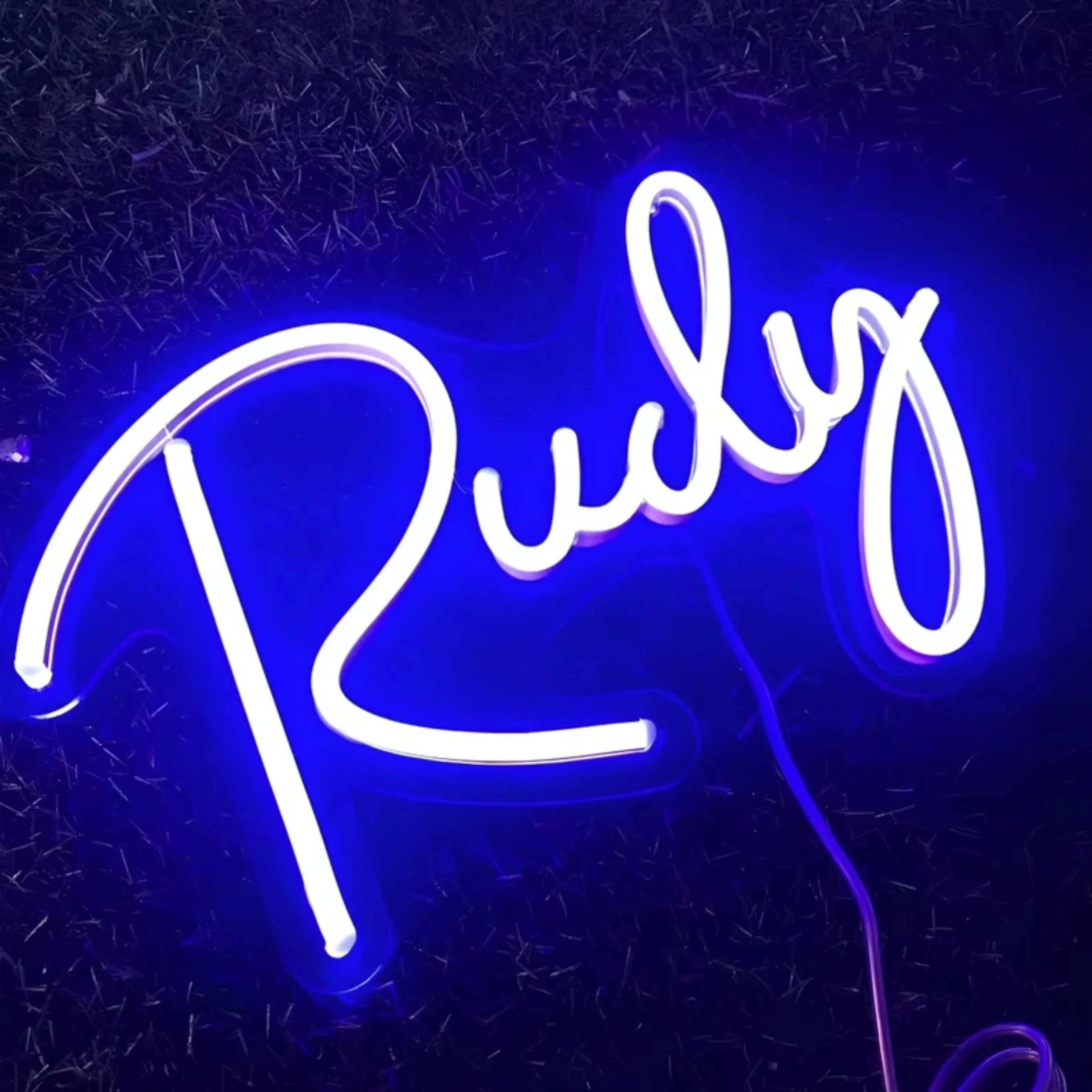 Imagem -03 - Personalizado Led Neon Sign Light Nome Personalizado Aestheticcustom Neon Art Presente para o Nascimento