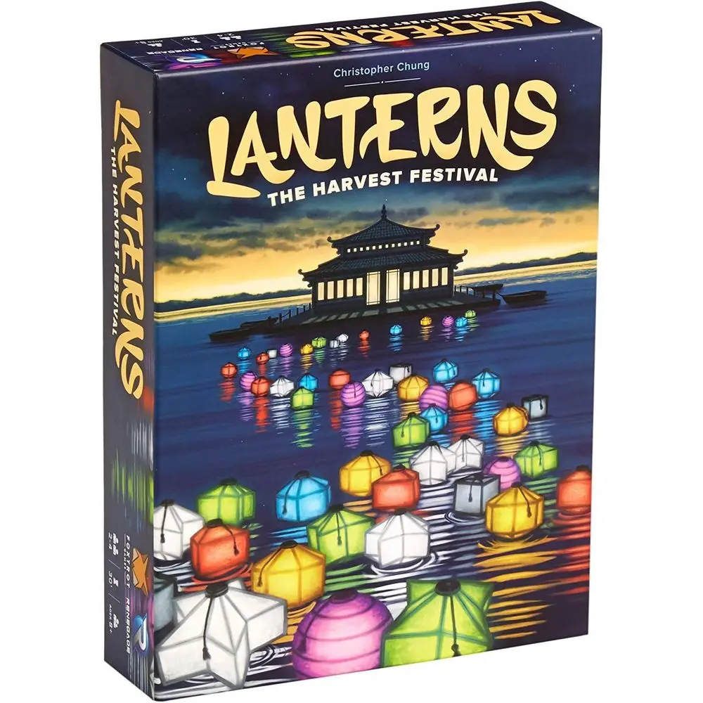 

Настольная игра Game Studios Lanterns: The Harvest Festival, увлекательная карточная игра, для 2-4 игроков, время игры 30 минут, укладывайте плитки, чтобы украшить...