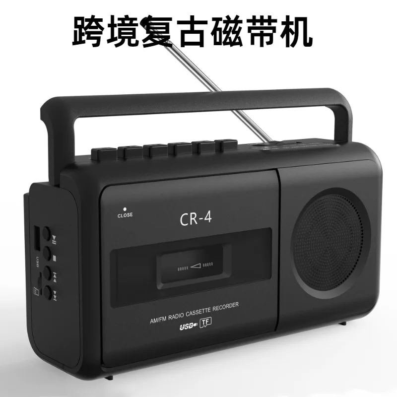 

Vintage Nostalgic Radio Tape Player Cassette Recorder Multi-Band Radio Retro