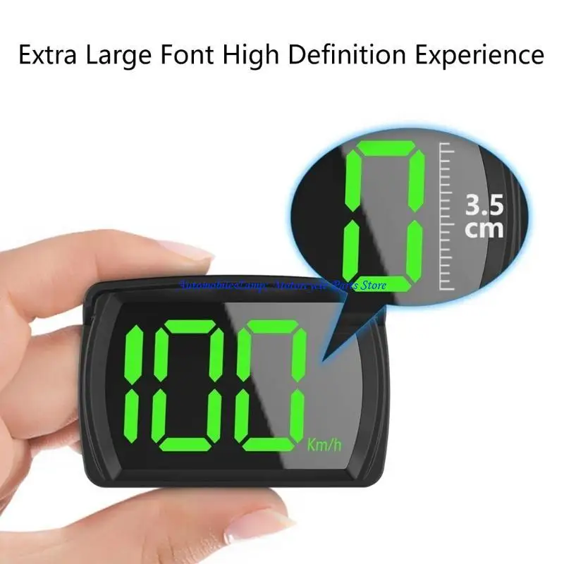 H7BD Speed Meter مقاييس رأس HUD UP عرض USB Connection LED عداد السرعة