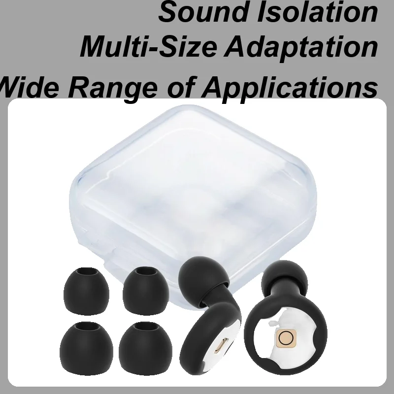 

Ear Plugs For Noise Reduction Snoring Earplugs Silicone Noise Cancelling Soft Reusable Hearing Protection Ear Plugs For Sleeping