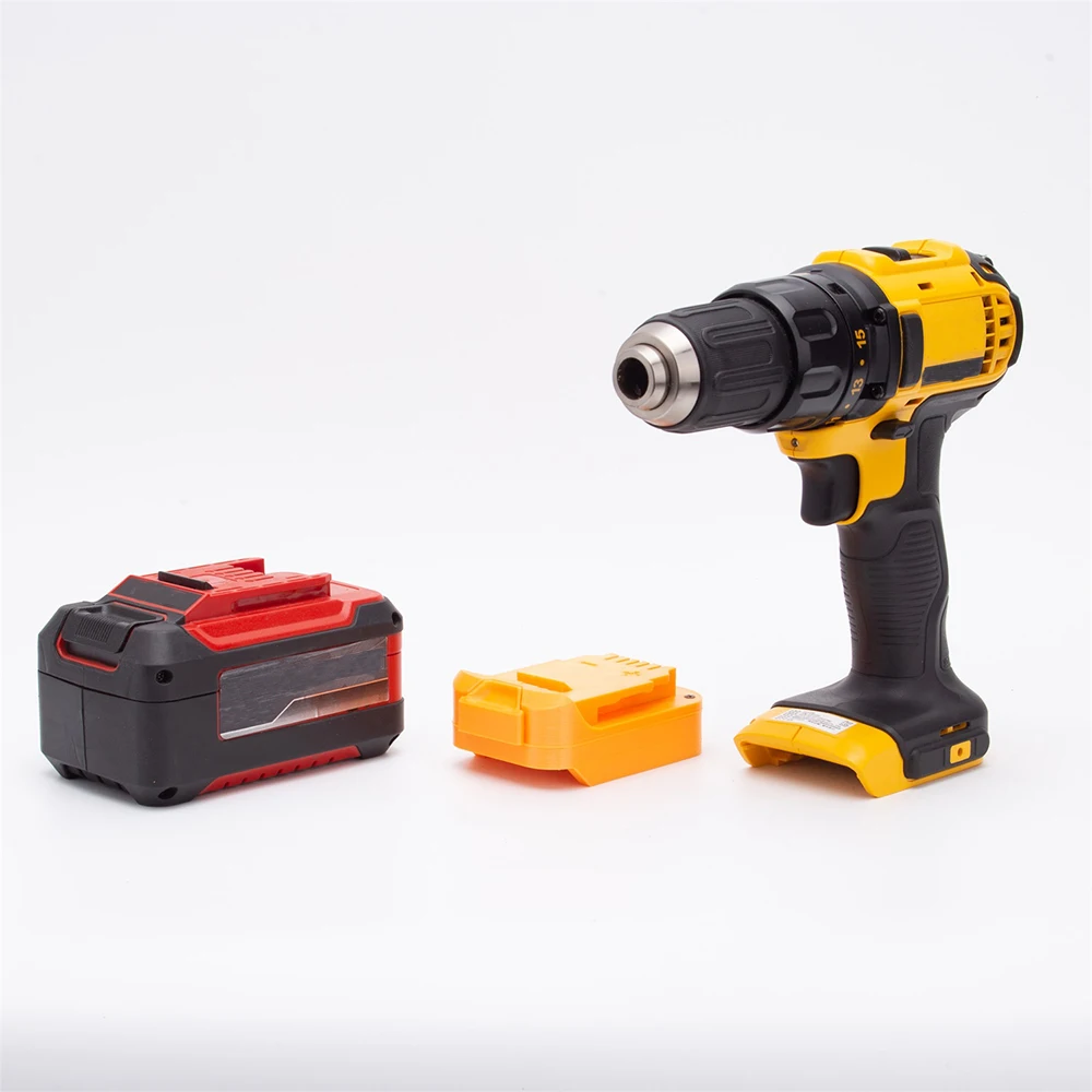 Battery Converter Adapter for Ozito 18V PXC Lithium To for DeWalt/Ryobi ONE+ 18V Li-ion Power Tool Accessories(No Battery)