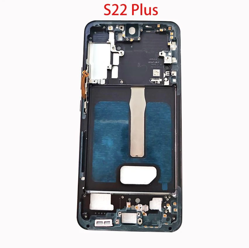 1Pcs For Samsung Galaxy S22 Plus S22 Ultra Middle Frame Housing Board LCD Faceplate Bezel Replace Repair+ Side Buttons