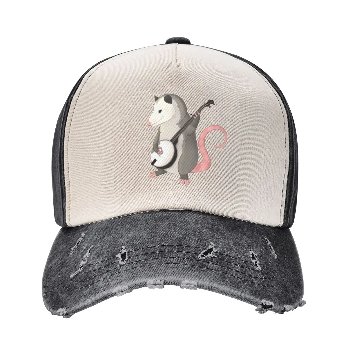 

Banjo playing possum dude Baseball Cap funny hat western Hat Gentleman Hat Women's Beach Outlet Men's