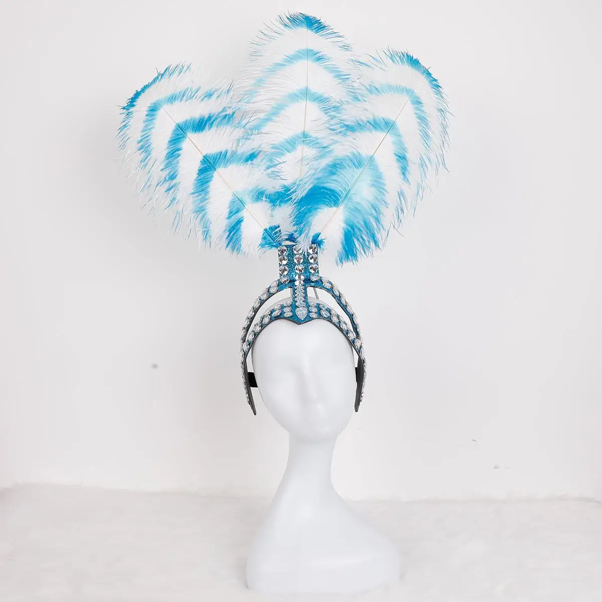 coiffe-a-plumes-bicolore-accessoires-de-costume-de-samba-accessoires-de-mariage-Elegants-plumes-fabriquees-en-chine