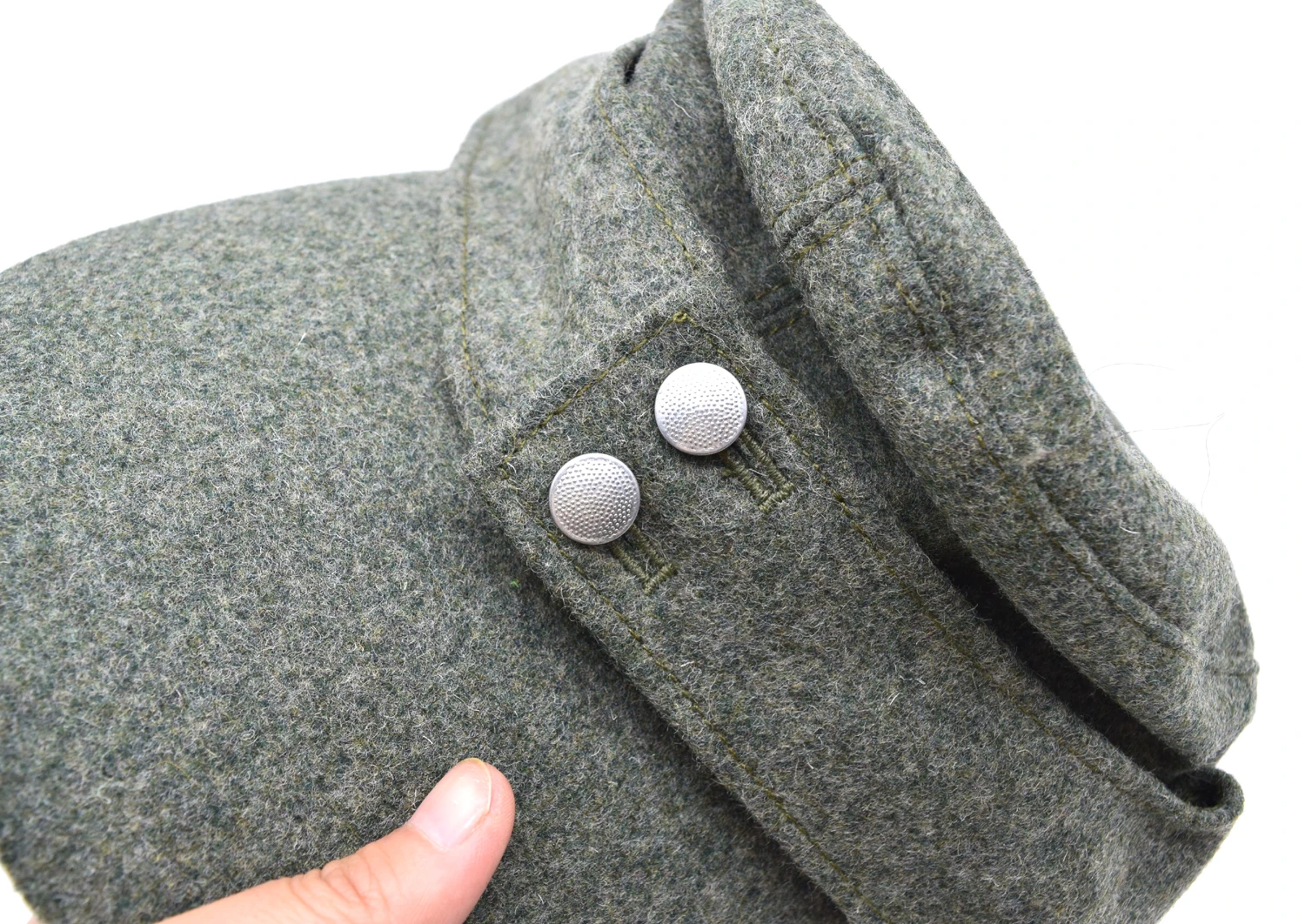 Cosplay  German WH Elite EM M43 Panzer Wool Field Cap Hat Green