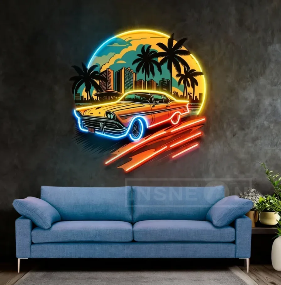 

Деко неоновая вывеска для домашнего бизнеса, водонепроницаемый логотип, индивидуальный знак, световой логотип, индивидуальный неоновый уличный настенный декор, световой знак