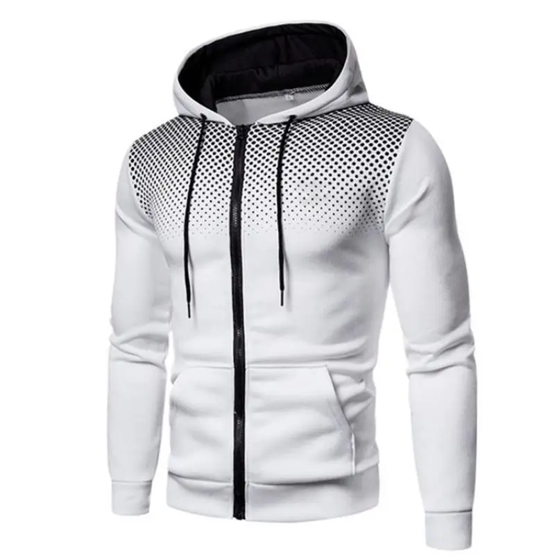 2021 New Fitness Hoodie Men's Outdoor Sports Casual Men's Variegated Autumn and Winter Men's Hoodie