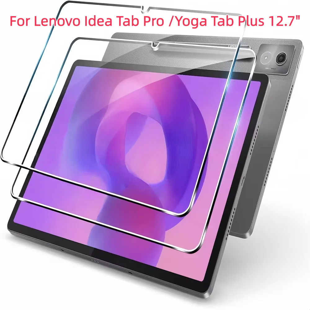 2PCS 9H Tempered Glass Tablet Screen Protector For Lenovo Idea Tab Pro Yoga Tab Plus 12.7 Inch 2025 Anti-Scratch Protective Film